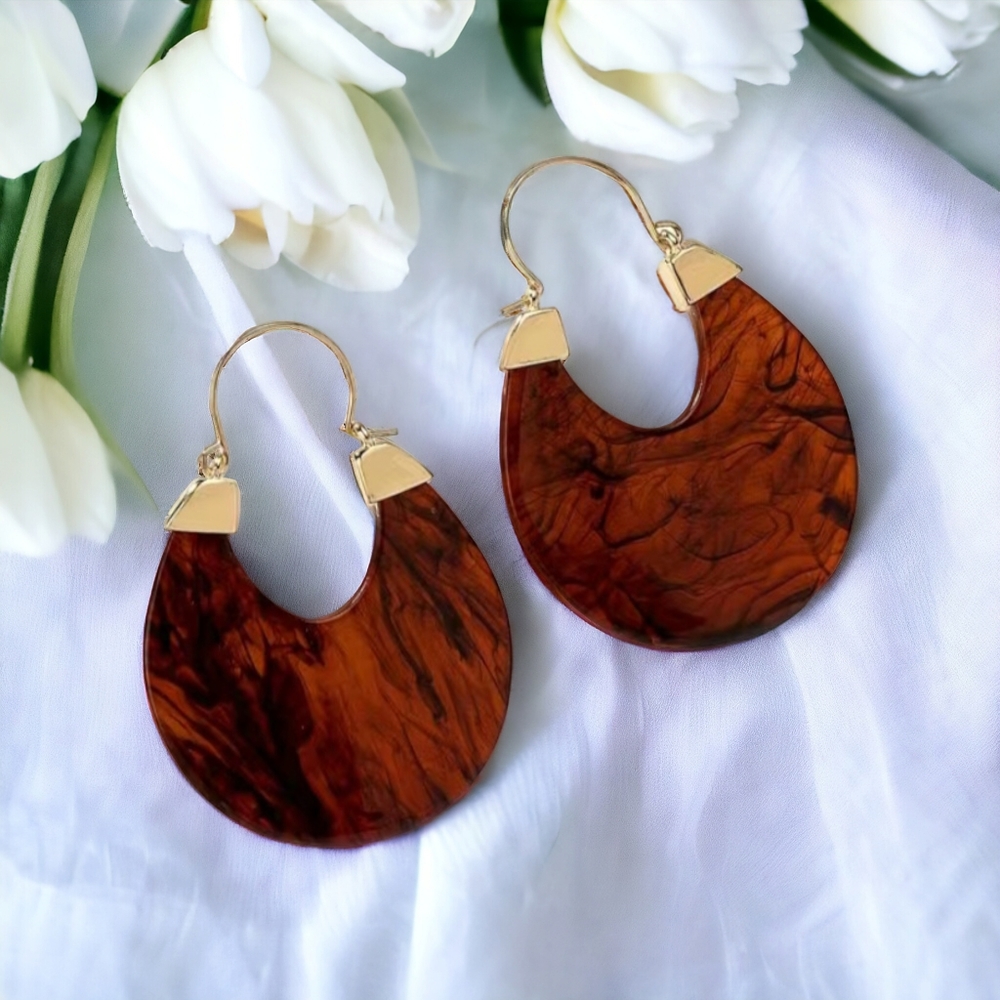 Stunning hoop earrings - Picture 12 of 14